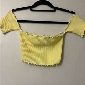 off the shoulder top